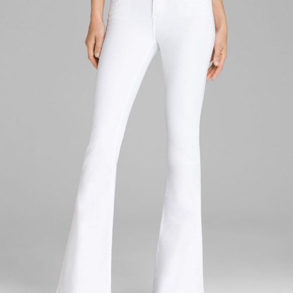 NWT J Brand Jeans  Martini Skinny Flare Jeans White (Blanc) Stretch denim. - Picture 3 of 7